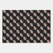 Feuille De Papier Cadeau Astronaute de l'espace Red Panda (Devant 3)