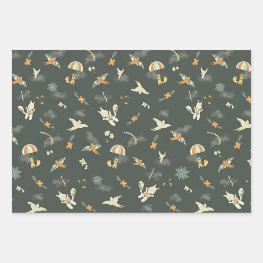 Feuille De Papier Cadeau Attrape-moi ! Deux conceptions (Devant 3)