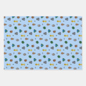 Feuille De Papier Cadeau Au zoo (Devant)