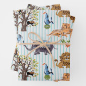 Feuille De Papier Cadeau Au zoo (En situation)