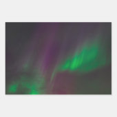 Feuille De Papier Cadeau Aurora Borealis Northern Lights Alaska Sky (Devant 3)