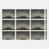 Feuille De Papier Cadeau Aurora Borealis Print, Trouvelot, 1881, Restauré (Devant 2)