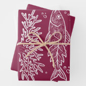 Feuille De Papier Cadeau Autocollant (En situation)