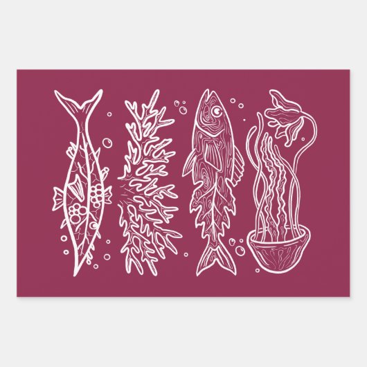 Feuille De Papier Cadeau Autocollant (Devant)