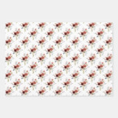 Feuille De Papier Cadeau Automne Mélange Mariage Floral (Devant)