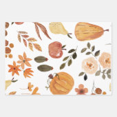 Feuille De Papier Cadeau Automne Motif (Devant 3)