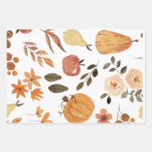 Feuille De Papier Cadeau Automne Motif (Devant 2)