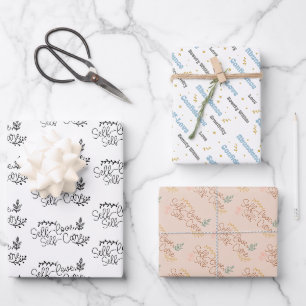 Feuille De Papier Cadeau Autosoin et amour de soi