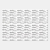 Feuille De Papier Cadeau Autosoin et amour de soi (Devant 2)