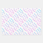 Feuille De Papier Cadeau Autosoin et amour de soi (Devant)