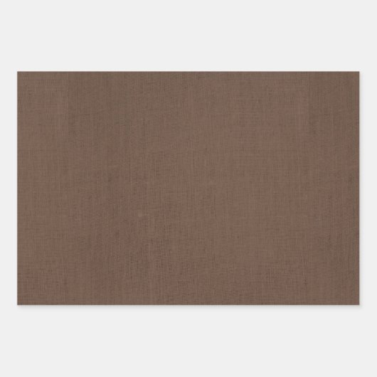 Feuille De Papier Cadeau Autumn Browns Plaid Trio (Devant 2)