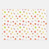 Feuille De Papier Cadeau Autumn Fall Harvest Pattern (Devant)