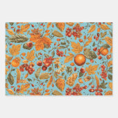 Feuille De Papier Cadeau Autumn Harvest Wrapping Paper Set  (Devant 3)