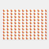 Feuille De Papier Cadeau “Autumn Maple Leaves” Gift Wrap (Devant 3)