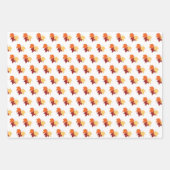 Feuille De Papier Cadeau “Autumn Maple Leaves” Gift Wrap (Devant 2)