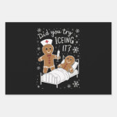 Feuille De Papier Cadeau Avez-Vous Essayé De Faire Du Glace À L'École Infir (Devant)