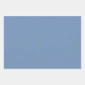 Feuille De Papier Cadeau Baby Blue Arabesque Pattern Design (Devant 3)