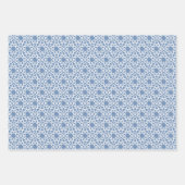 Feuille De Papier Cadeau Baby Blue Arabesque Pattern Design (Devant 2)