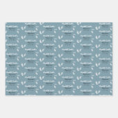 Feuille De Papier Cadeau Baby boy Rustic aventure babyshower (Devant 3)