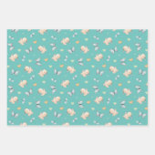 Feuille De Papier Cadeau Baby Bunny 3 Giftwrap Genre Neutre (Devant 2)