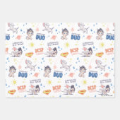 Feuille De Papier Cadeau Baby Krypto & Superman Motif (Devant 2)