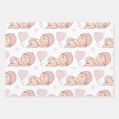 Feuille De Papier Cadeau Baby shower (Devant 3)