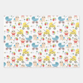 Feuille De Papier Cadeau Baby Shower  (Devant 2)