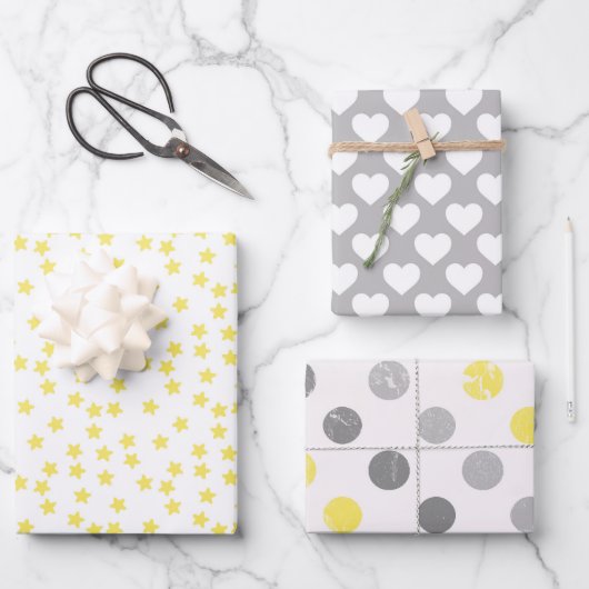 Feuille De Papier Cadeau Baby shower (Recto)