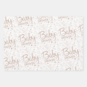 Feuille De Papier Cadeau Baby shower (Devant 2)