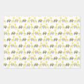 Feuille De Papier Cadeau Baby shower (Devant)