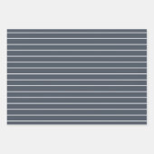 Feuille De Papier Cadeau Baby shower Bleu Eléphant Bleu Bleu (Devant 3)