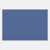 Feuille De Papier Cadeau Baby shower Bleu Teddy Bear (Devant 3)