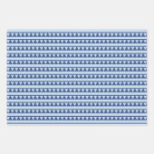 Feuille De Papier Cadeau Baby shower Bleu Teddy Bear (Devant 2)