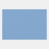 Feuille De Papier Cadeau Baby shower Chevron Blue Diamond moderne (Devant 3)