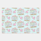 Feuille De Papier Cadeau Baby shower Circus (Devant 3)