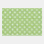 Feuille De Papier Cadeau Baby shower d'éléphant vert et blanc (Devant 2)