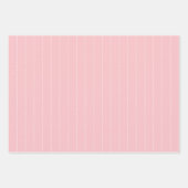 Feuille De Papier Cadeau Baby shower des Coeurs Rose Ours (Devant 3)