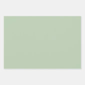 Feuille De Papier Cadeau Baby shower des nuages de singes verts bleu (Devant 3)