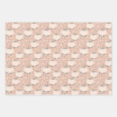 Feuille De Papier Cadeau Baby shower d'Halloween Citrouille migre (Devant 3)