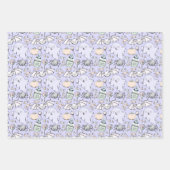 Feuille De Papier Cadeau Baby shower d'Halloween Citrouille migre (Devant)