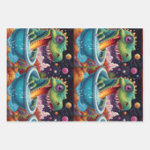 Feuille De Papier Cadeau Baby shower Dino-Mite (Devant)