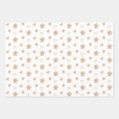 Feuille De Papier Cadeau Baby shower d'ours Citrouille (Devant)