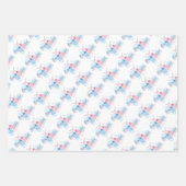Feuille De Papier Cadeau Baby shower garçon ou fille (Devant 2)