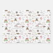 Feuille De Papier Cadeau Baby shower Harry Potter simple (Devant 3)