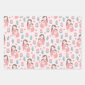 Feuille De Papier Cadeau Baby shower Nouveau-né 3 (Devant)