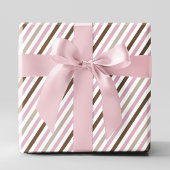 Feuille De Papier Cadeau Baby shower rose C'est une fille Teddy Bear