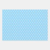 Feuille De Papier Cadeau Baby shower rustique Bois Bleu Cerf (Devant 2)