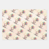 Feuille De Papier Cadeau Baby shower Teddy Bear (Devant)