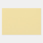 Feuille De Papier Cadeau Baby shower vert de singe jaune (Devant 3)