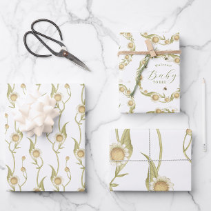 Feuille De Papier Cadeau Baby to Bee Custom Daisy Chain